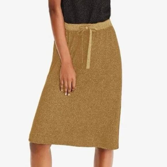 Demylee x J Crew Lurex Cashmere Sweater Skirt - Picture 1 of 10